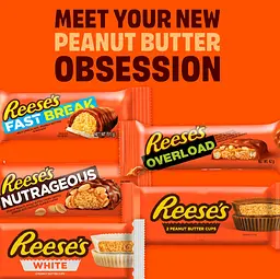 Шоколадний батончик Reese's Fast Break with Peanut Butter & Nougat Single Bar 51 г - мініатюра 5