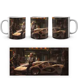 Кухоль GeekLand Cyberpunk 2077 Кіберпанк 2077 CY 02.599 330 мл білий - мініатюра 4