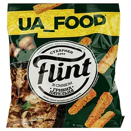 Сухарики Flint Пшенично-ржаные со вкусом грибной сковороды 100 г (929712)