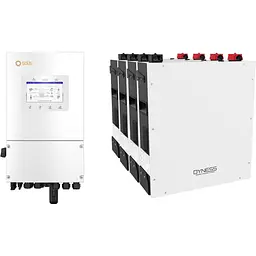 Система зберігання енергії Solis S6-EH1P6K-L-PLUS 6 кВт + 4 АКБ Dyness DL5.0C з підігрівом 20.4 кВт·год (51.2 В/100 А·год/5120 Вт·год) [176547]