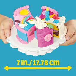 Набір для творчості Hasbro з масою для ліплення Play-Doh Super Slice Cake (G0497) - мініатюра 14