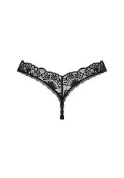 Трусики-стрінги Obsessive Donna Dream XL/2XL чорний - мініатюра 8