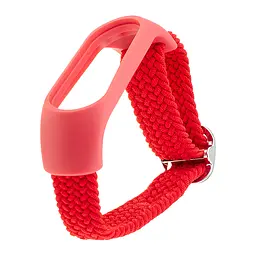 Ремінець Braided Buckle Enhanced Mi Band 3/4/5/6/7 Red