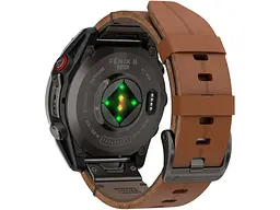 Смарт-годинник Garmin Fenix 8 Pro 47 mm AMOLED Carbon Gray DLC Titanium with Chestnut Leather Band (010-03198-40) - мініатюра 4