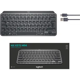 Клавіатура Logitech MX Keys Mini Wireless Illuminated Graphite UA (920-010498) [124828] - мініатюра 8