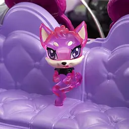 Колекційна модель машинки монстро-мобіль Monster High з аксесуарами фіолетова (HHK63) - мініатюра 3