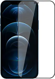 Захисне скло Tempered Glass Full Curved Apple iPhone 12 / 12 Pro black - мініатюра 2