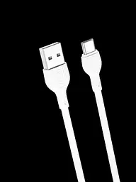 USB Кабель XO NB200 Type-C 2.1A 2.0m Білий