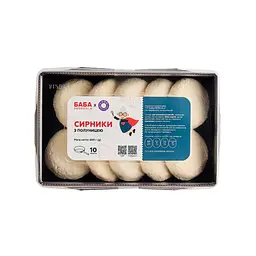 Сырники ТМ БАБА PEREDALA с клубникой 