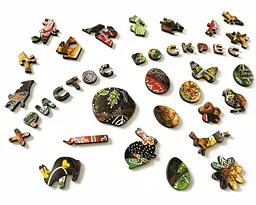 Пазл Спадщина дерев`яний UkrainianPuzzles Писанки - мініатюра 5