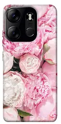Чохол Demsky Pink peonies для Tecno Spark Go 2023