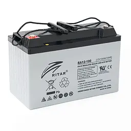Акумуляторна батарея Ritar RA12-100 AGM 12V 100Ah Gray Case