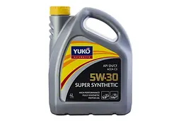 Автомобільна моторна олива YUKO SUPER SYNTHETIC 5W-30 4л