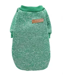 Кофта для собак та котів EcoToys Green XS ряба зелена A: 20 см B: 31 см C: 19 см 7068