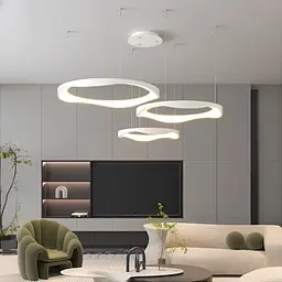 Підвісна LED-люстра Art 2460/420+520+620WH - мініатюра 3