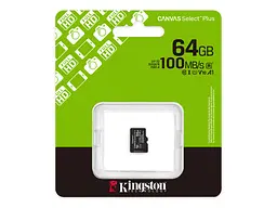 Карта пам'яті Kingston Canvas Select Plus Gen3 microSDXC 64 GB (SDCS3/64GBSP) - мініатюра 3