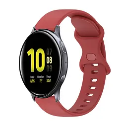 Ремінець силіконовий для смарт-годин BeWatch Amazfit універсальний 22 мм Червоний (102N3L04.2) - мініатюра 7