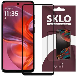 Захисне скло SKLO 3D для Motorola Moto G32 Чорний