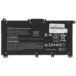 Акумулятор HP HW03XL (Pavilion 15z-EH, 15-EG) 11.34V 3440 mAh 41.04Wh Black - мініатюра 3