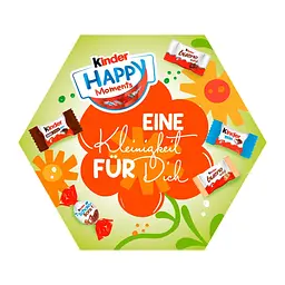Цукерки Ferrero Kinder Happy Moments Mini Mix Schokolade Весніна колекція квіти №3 161 г