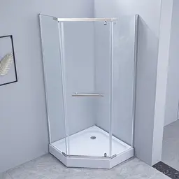 Душова кабіна Lidz Dozorca SC90x90.CRM.LOW.TR LDSC9090CRMLOWTR - мініатюра 7