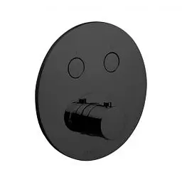 Змішувач для ванни/душа на 2 споживача Paffoni Compact Box black matt CPM018NO, Чорний матовий