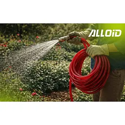 Шланг армований 3-х шаровий Alloid Building Tools Scarlet Butterfly 1/2" 30 м  (WH-67669) - мініатюра 8