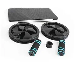 Колесо для преса U-Powex Ab wheel with mat (d18.5cm) Black (UP_1006_Ab/Wheel) - мініатюра 4