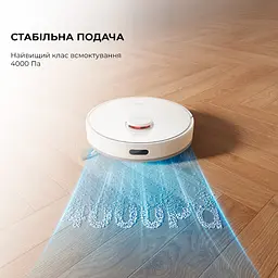 Робот-пилосос з вологим прибиранням Dreame D9 MAX White - мініатюра 2