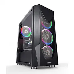 Корпус 1stPlayer D5-R1 Color LED Black (D5-R1 Color LED Black) Б/в - мініатюра 2