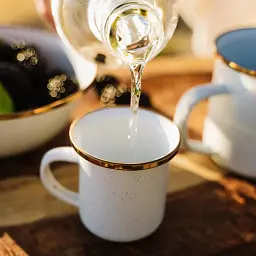 Набір чашок Barebones Espresso Cup/Enamel/Set 2 шт Egg Shell - мініатюра 7
