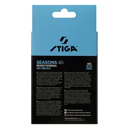 М'ячі для настільного тенісу Stiga Seasons, White 12 шт (1110-2810-12) - мініатюра 4