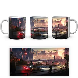 Кухоль GeekLand Cyberpunk 2077 Кіберпанк 2077 CY 02.607 330 мл білий - мініатюра 4