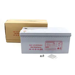 Гелевий акумулятор Gel Battery (200 Ah 12V) для джерел безперебійного живлення - мініатюра 5