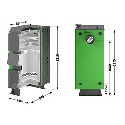 Котел твердопаливний сталевий Thermo Alliance Ferrum Plus V 4.0 FSF+ 26 - мініатюра 2