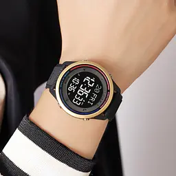 Чоловічий наручний годинник 2348BKGD Black-Gold Skmei acs0029989 - мініатюра 4