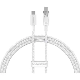 Кабель Baseus Explorer with Smart Temperature Control USB-C to USB-C 100w 2m Stellar White (P10319703221-01) [152043]