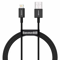 Кабель Baseus Superior Series Cable USB to Lightning 2.4A 2m CALYS-C01 Black