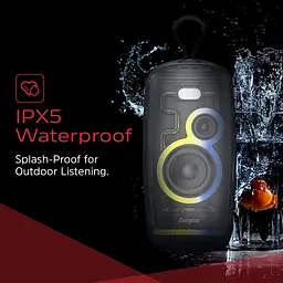 Акустична система 1.0 Energizer 16Вт Bluetooth 5.2/MicroSD/USB/AUX/FM/TWS, IPX65, чорна - мініатюра 7