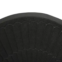 Килимок придверний Eco Fabric Промені півколо з кромкою чорний 40 х 60 см (4060-022) - мініатюра 5