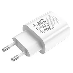 Зарядний пристрій HOCO N22 Jetta 1USB-C/PD25W білий