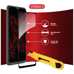 Скло захисне Intaleo Full Glue ZTE Blade A52 Black (1283126545511) - мініатюра 5