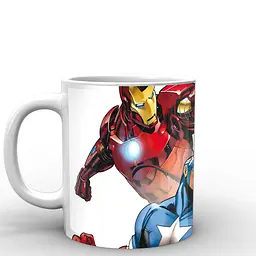 Кухоль GeekLand Залізна Людина Iron Man та залізна людина IM.02.018 330 мл білий - мініатюра 2