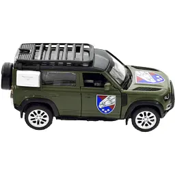 Машинка TechnoDrive серії Шеврони Героїв LAND ROVER DEFENDER 110 "25 ОВДБр" - мініатюра 6