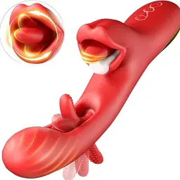 Вібратор I’MCUM Flirt Waves з стимуляцією клітора 5 режимів лизання, вібрацією та імітацією поштовхів (7970379617739)