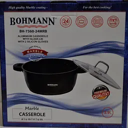 Каструля Bohmann BH 7360-24 MRB 24 см. 3,9 л - мініатюра 4