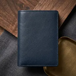 Чоловіча кредитниця Tony Perotti натуральна шкіра Nevada 3758 navy (90600) Синя - мініатюра 8