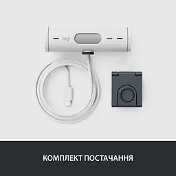 Веб-камера Logitech Brio 500 FullHD Off-White (960-001428) - мініатюра 10