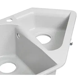 Кухонна мийка Lidz 1000x500/225 GRA-09 (LIDZGRA091000500225) - мініатюра 6