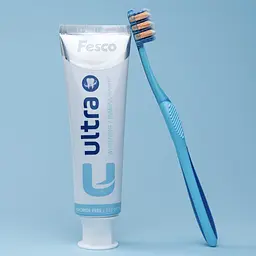 Зубна щітка Fesco Ultra Multibrush блакитна - мініатюра 6